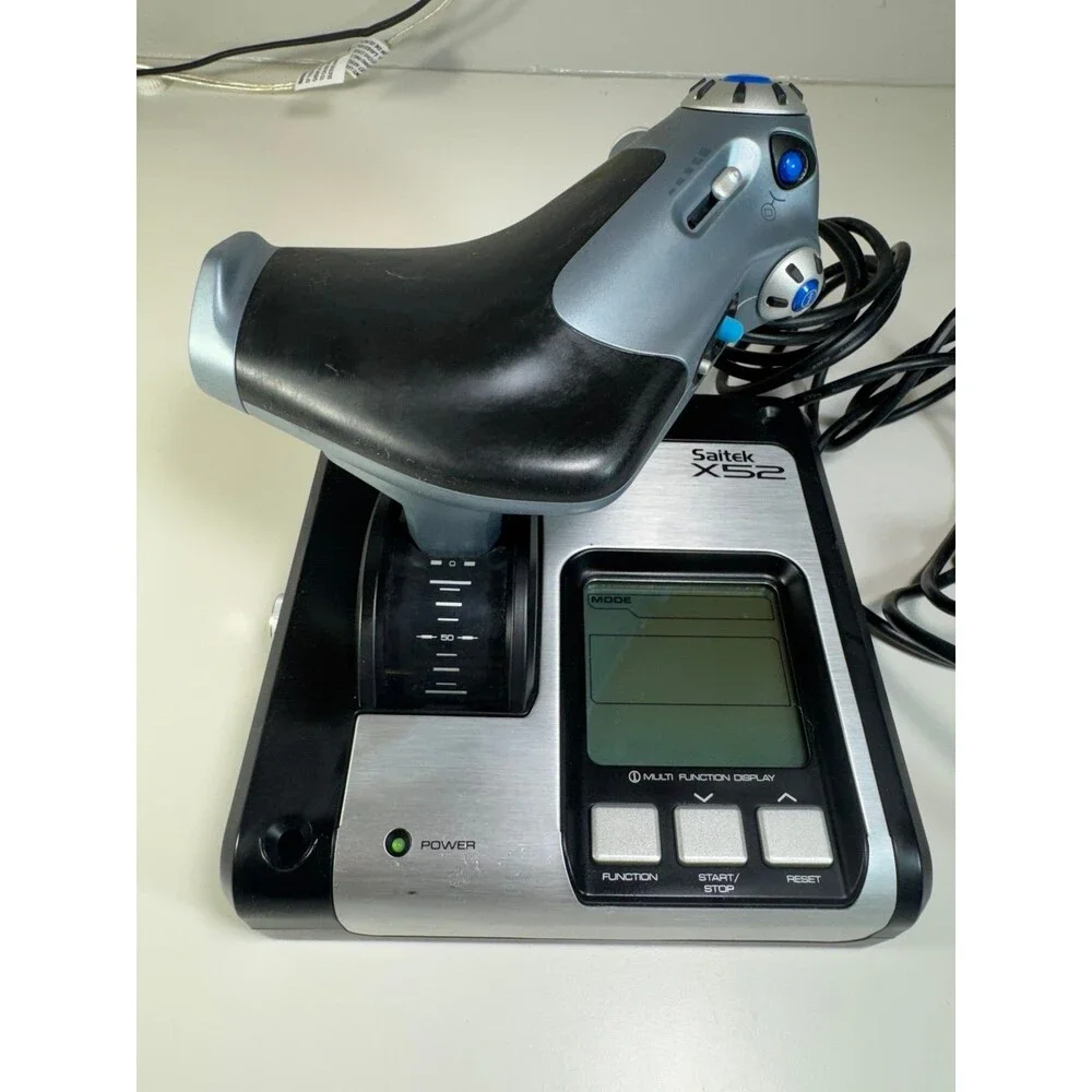 Saitek X52 Flight Control System Throttle ONLY‎ Multi Function Display Tested